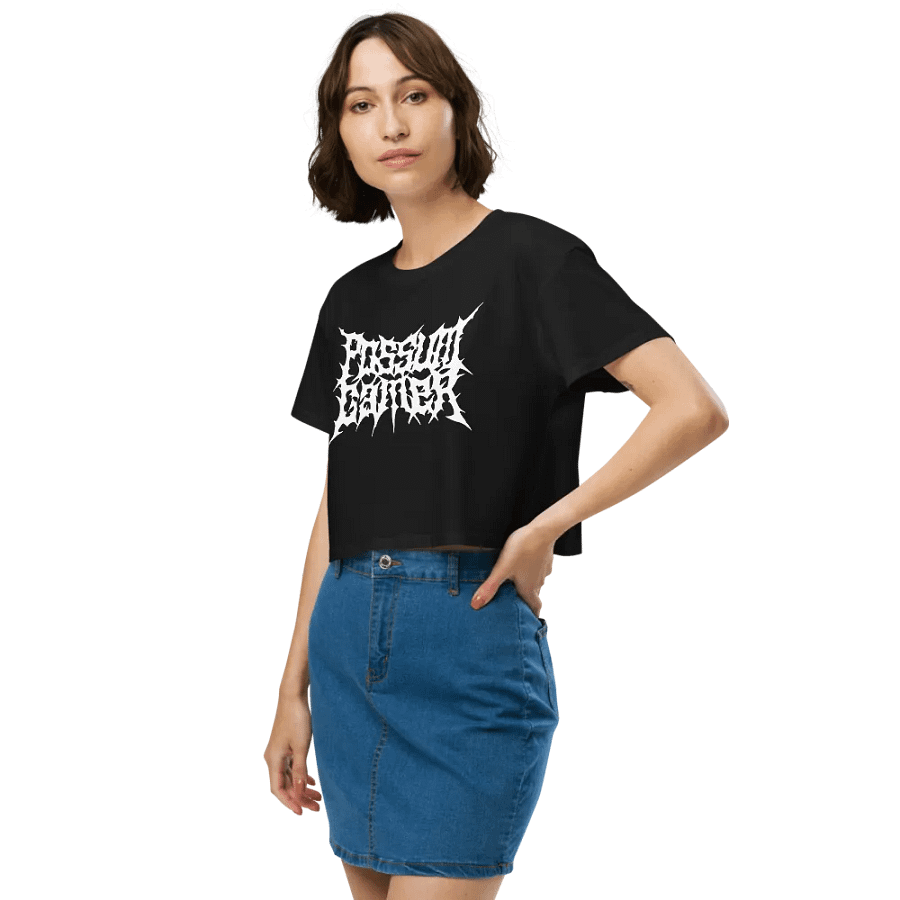 Metalhead Logo Crop Top product image (19)