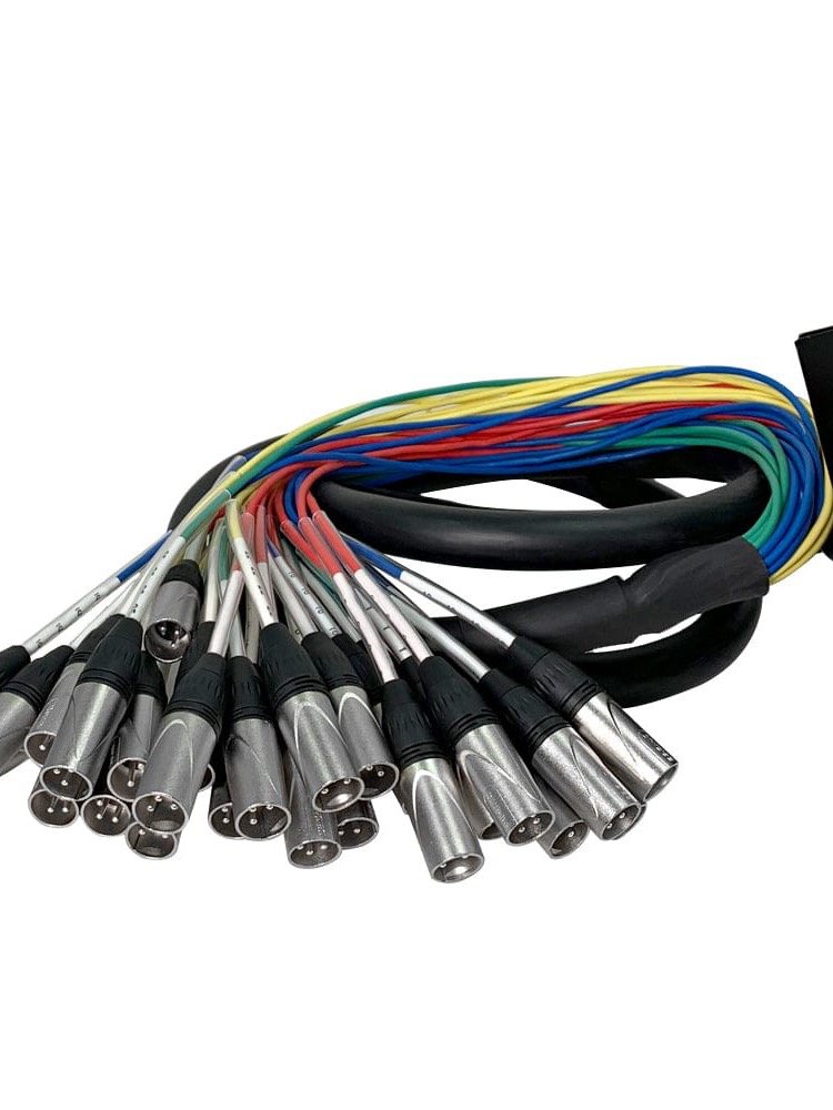 Seismic Audio SARMSS-32x1010 32-Channel XLR/TRS Combo Splitter Snake Cable – Two 10′ XLR Trunks product image (6)
