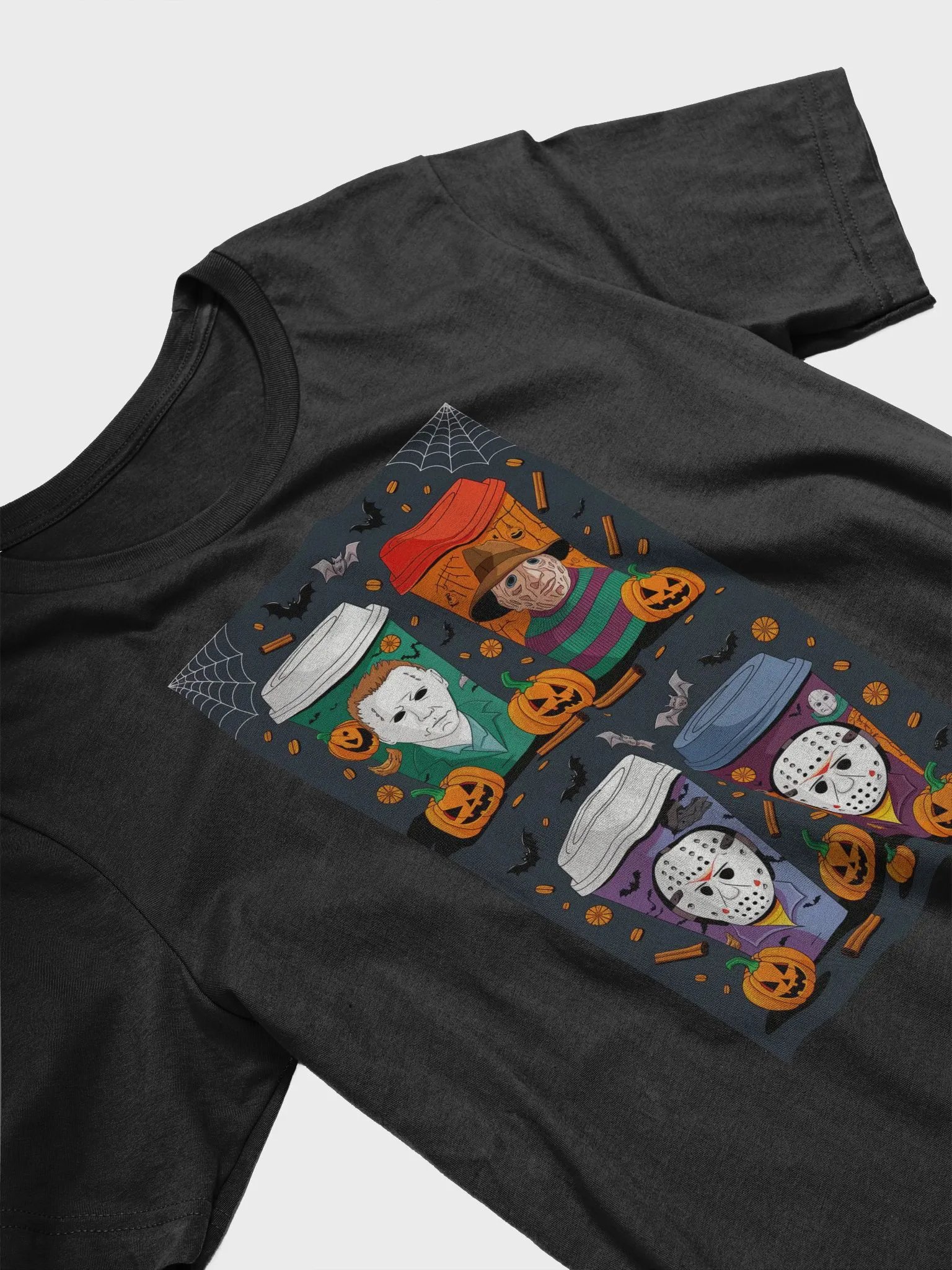 Halloween-themed Coffee Cup T-shirt Collection product image (7)