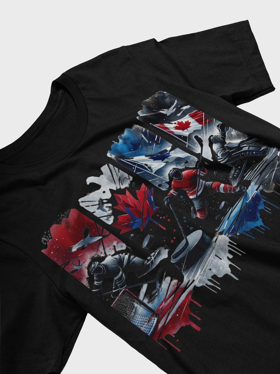 Dynamic Ice Hockey Action T-Shirt product image (2)
