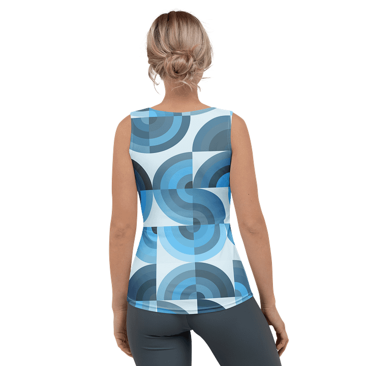 Waveform Blue Women's Tank Top product image (2)