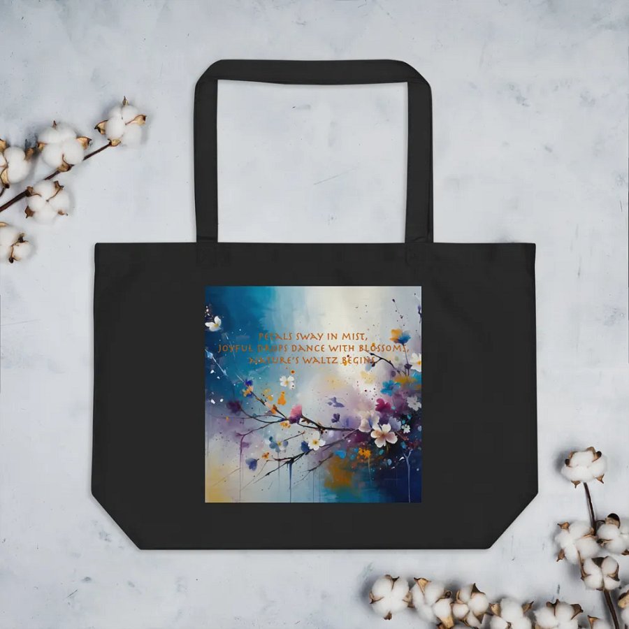 Nature's Waltz Organic Tote Bag product image (7)