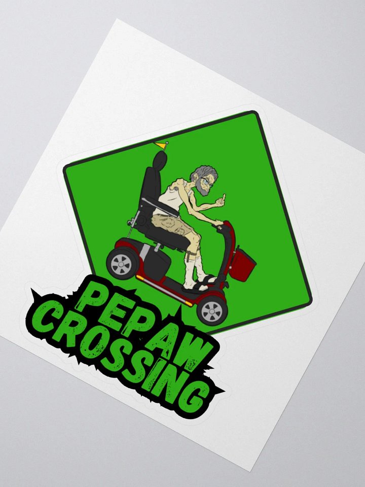 PePaw Crossing sticker product image (2)