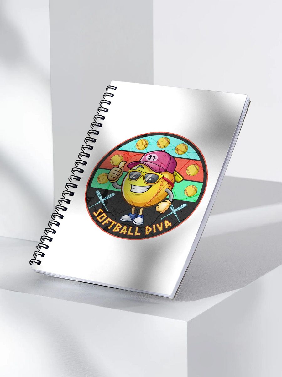 Softball Diva Spiral Notebook product image (2)