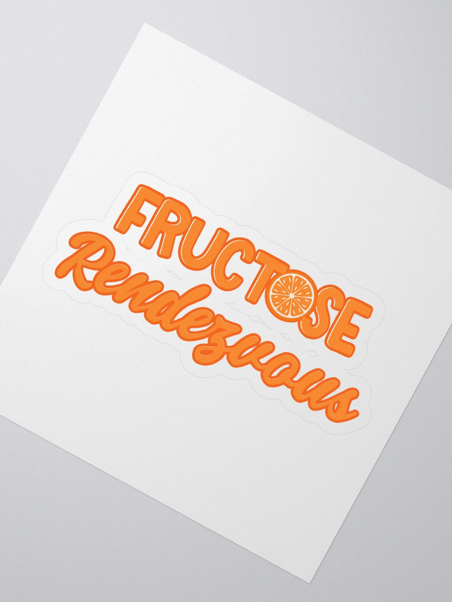 Fructose Rendezvous - Orange Sticker product image (2)