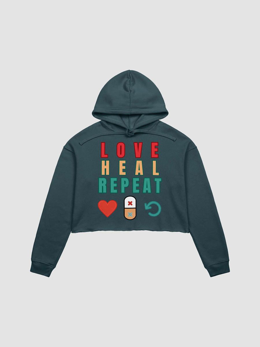 Love Heal Repeat Crop Hoodie product image (1)