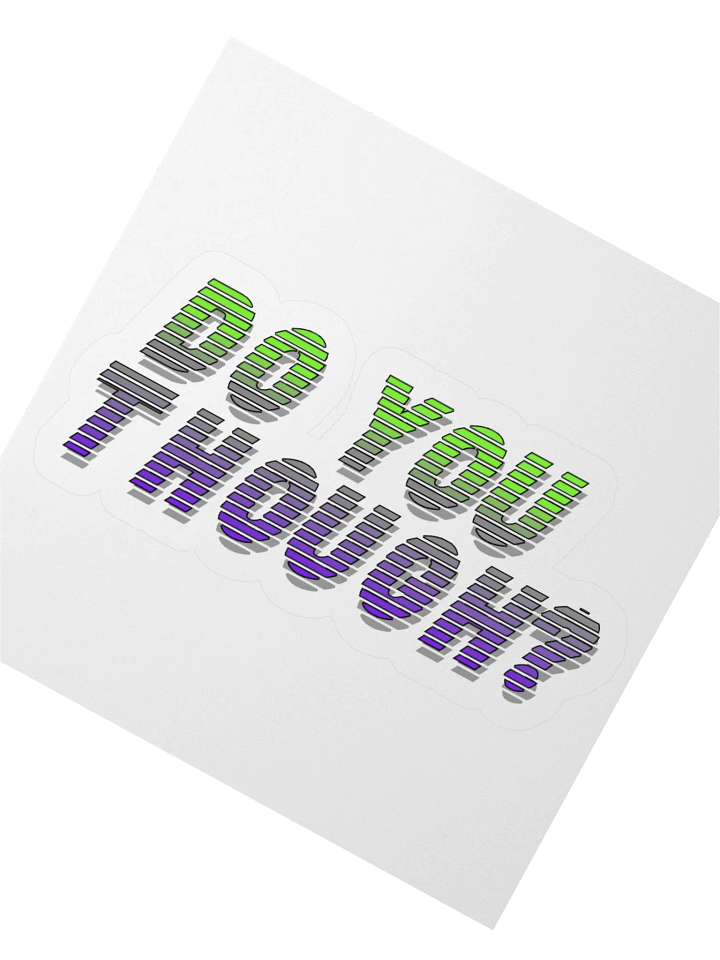 PASP Do You Though? Sticker product image (2)