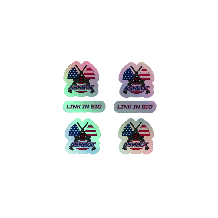 RWB Kiss-Cut Holographic Stickers product image (1)