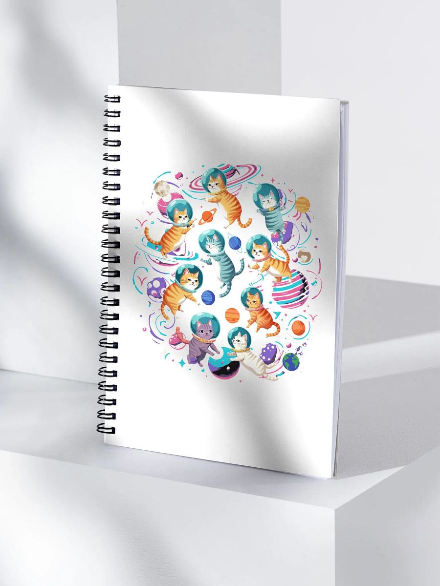 Cats In Space Cosmic Spiral Notebook product image (3)