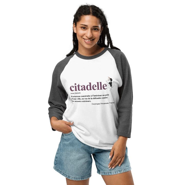 Raglan T-Shirt with Citadelle Definition in French product image (67)