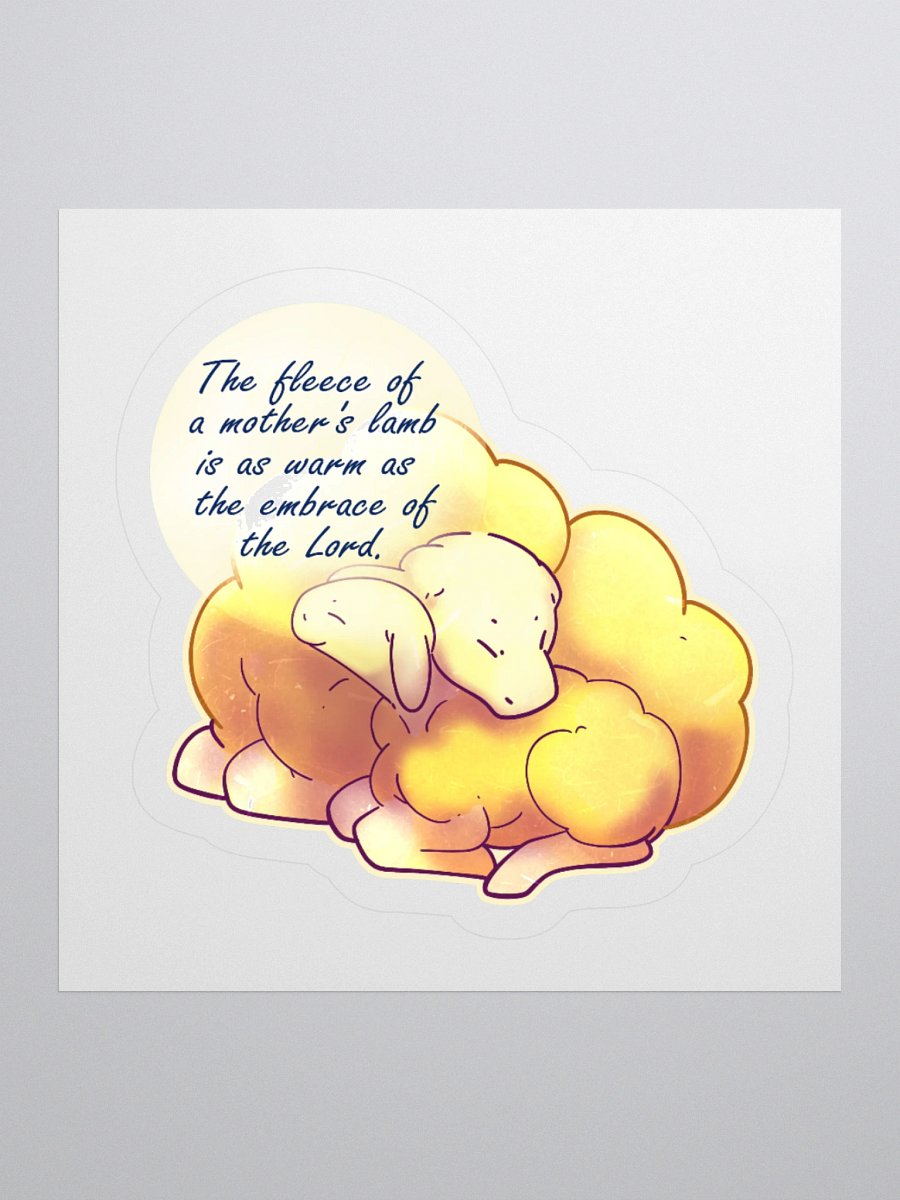 Mother Lamb Sticker product image (1)