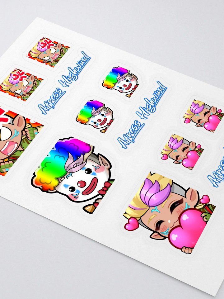 Afress Emote Collection Sticker Sheet #1 product image (2)