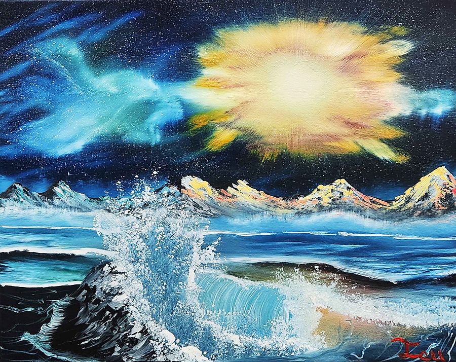 The Peaceful Judgement (Original) 16x20 Canvas product image (1)