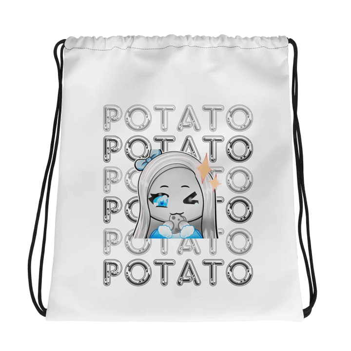 Enthusiastic Potato All-Over Drawstring Bag product image (1)