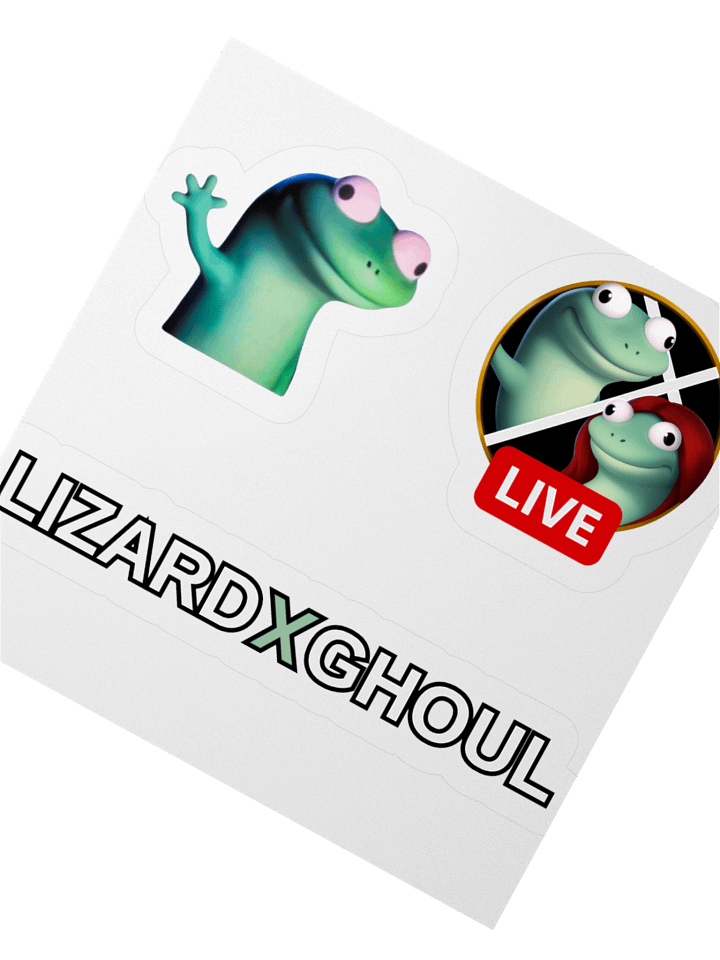 LIZARDXGHOUL STICKER SHEET product image (5)