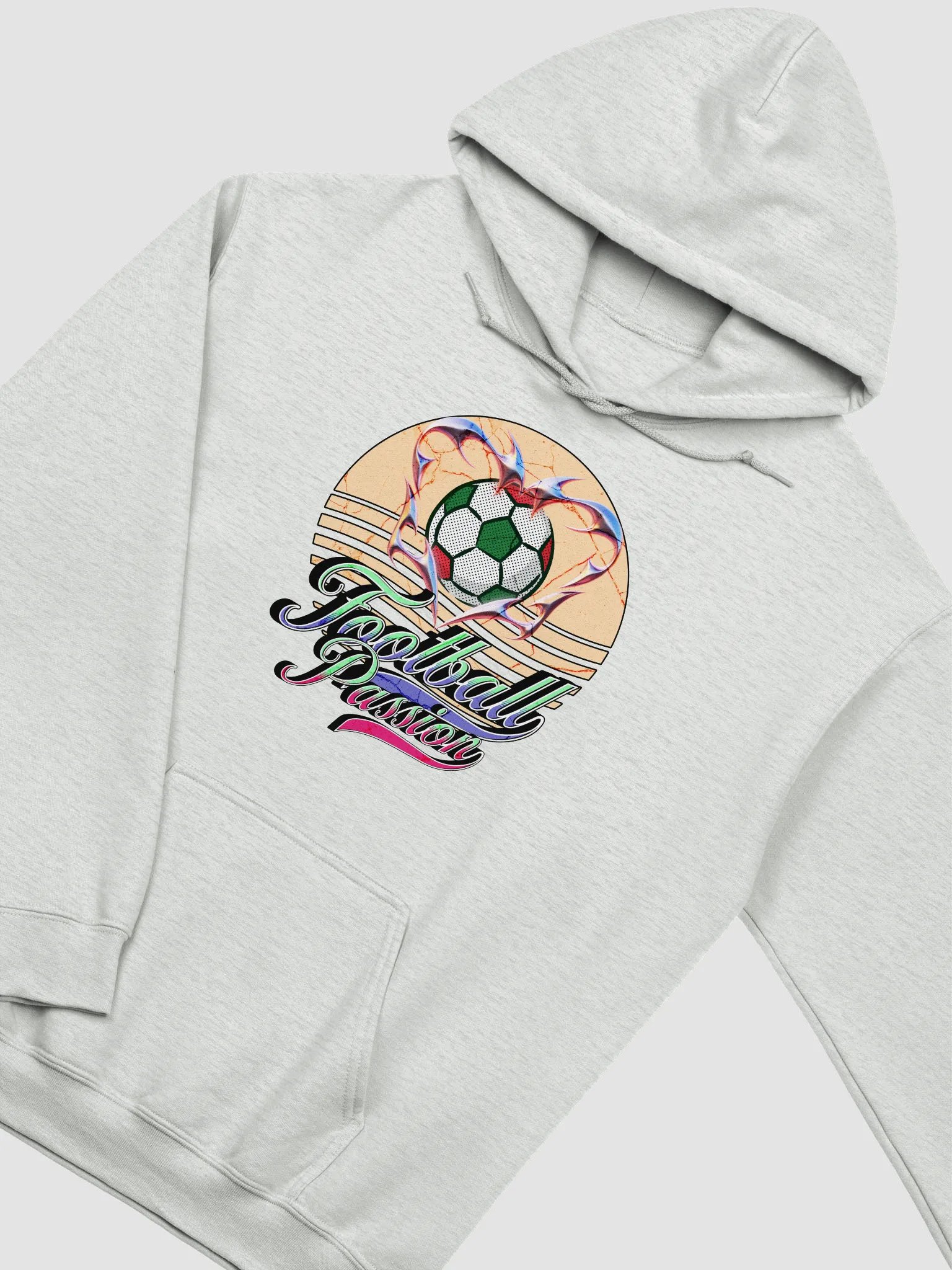 Passion Football Soccer Heart Hoodie product image (32)