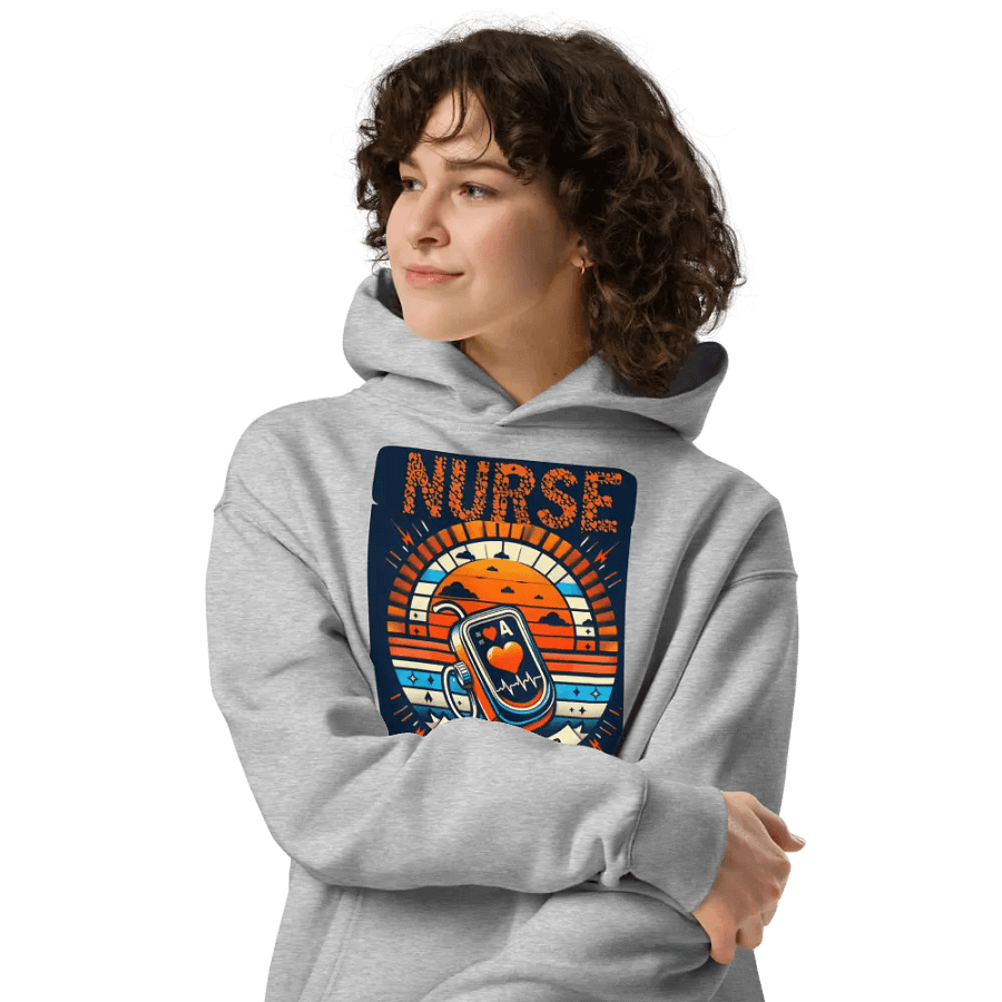Heart Saver Nurse Graphic Hoodie product image (14)