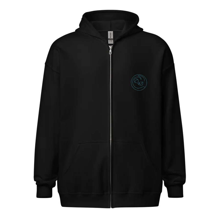 Abstract Wavy Aquarius Unisex Zip Hoodie product image (1)