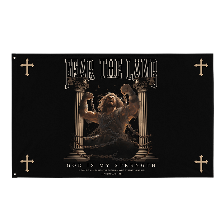 Samson - God is my strength - Flag product image (1)