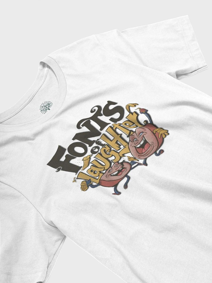 Graphic Grove Funny Typography T-Shirt - Font's Of Laughter product image (5)