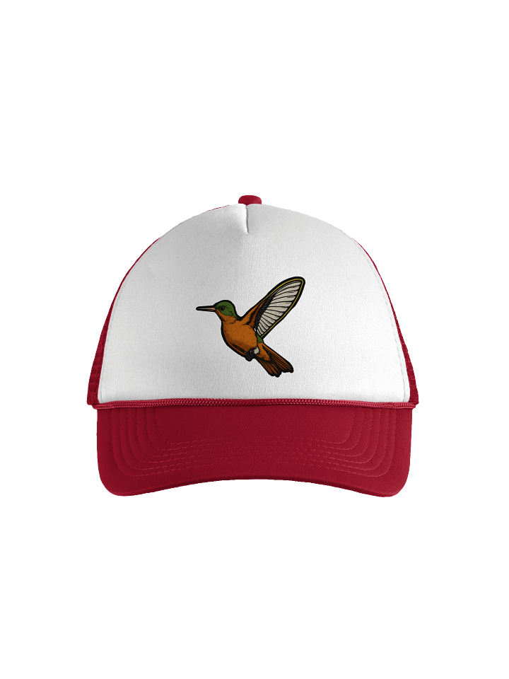 Flight of the Cinnamon Hummingbird Foam Trucker Hat product image (1)