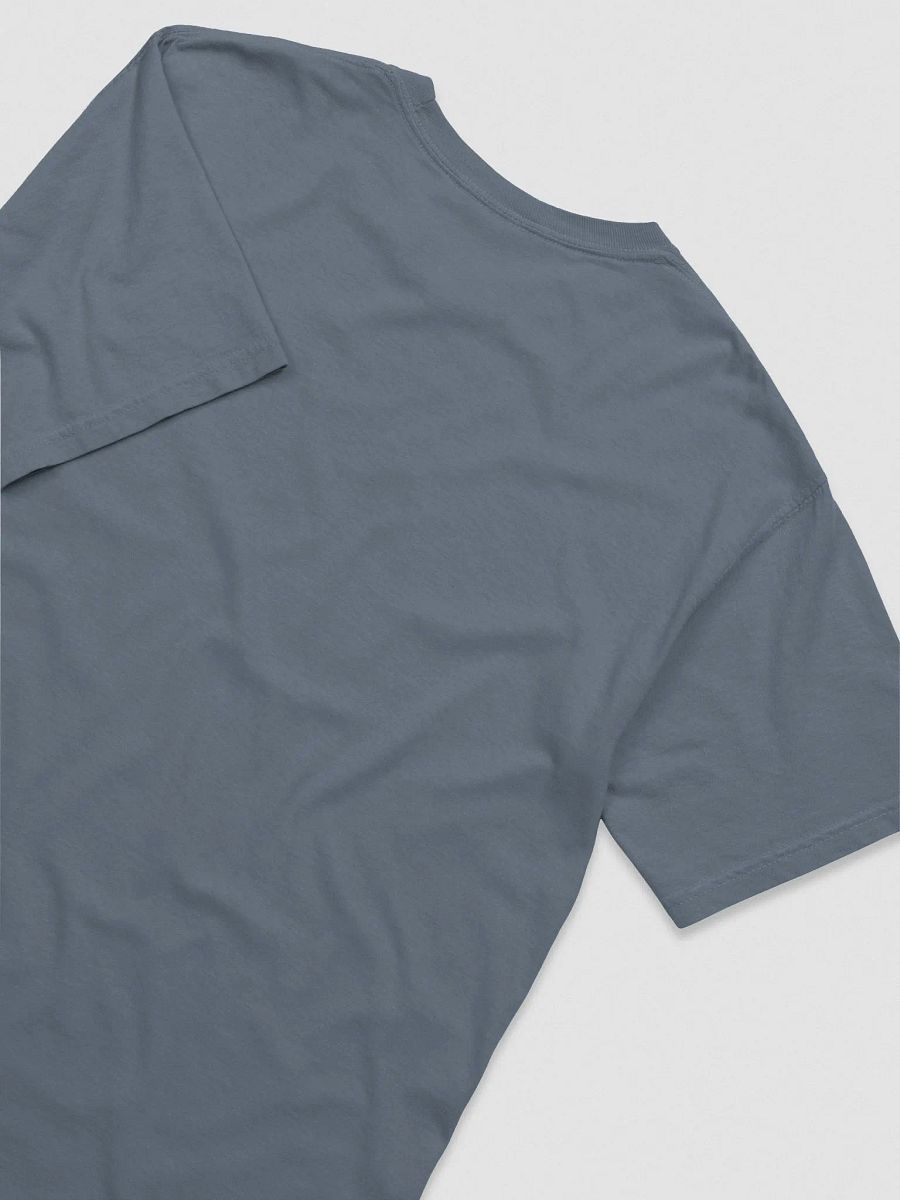EXCLAIMING MENTALLY (L.C., white) embroidered garment dyed tee product image (12)
