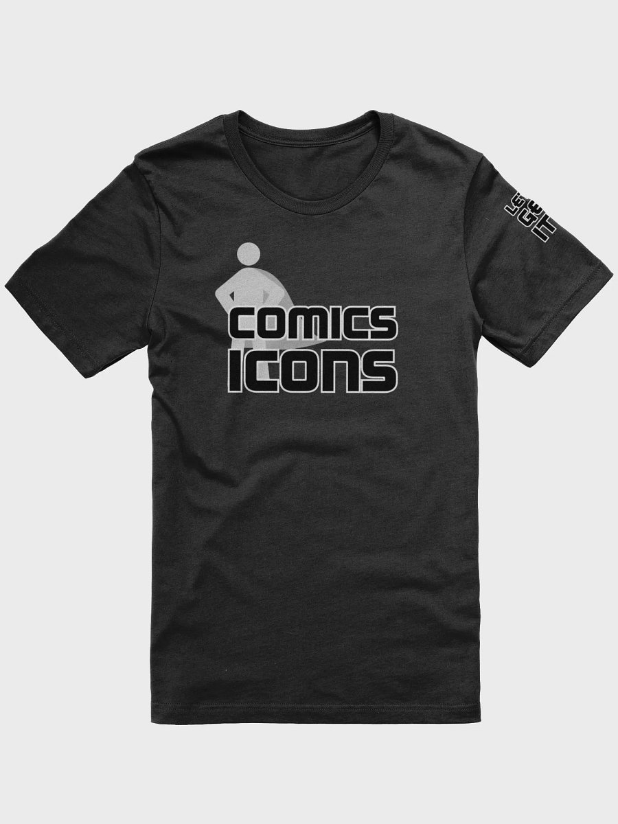 Comics Icons Black On White Logo Tee product image (7)