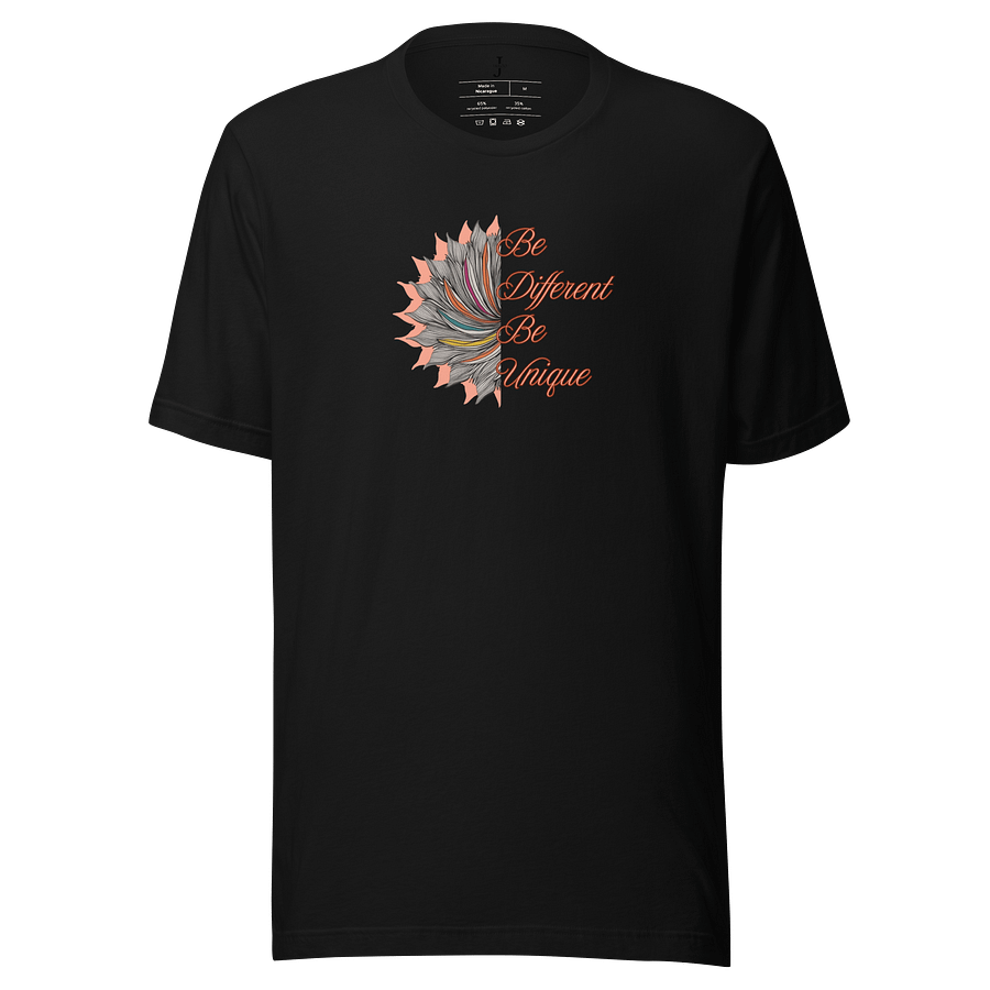 Unique Colourful Flower Unisex Eco T-Shirt product image (3)
