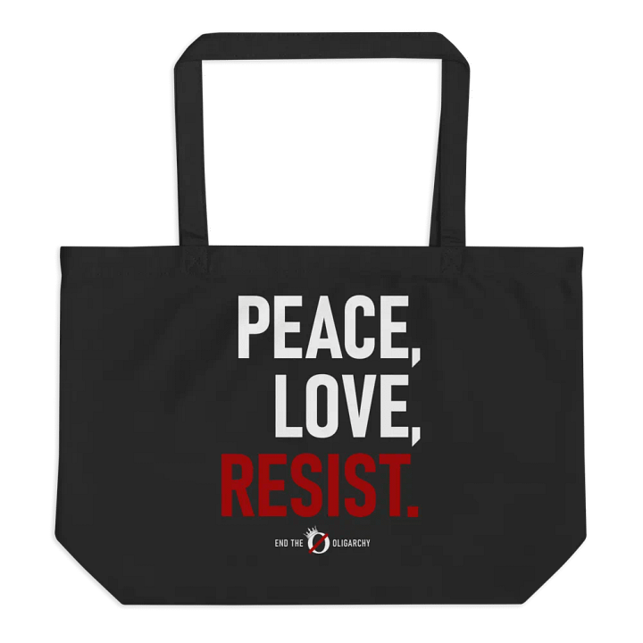 Peace, Love, Resist Tote Bag product image (1)