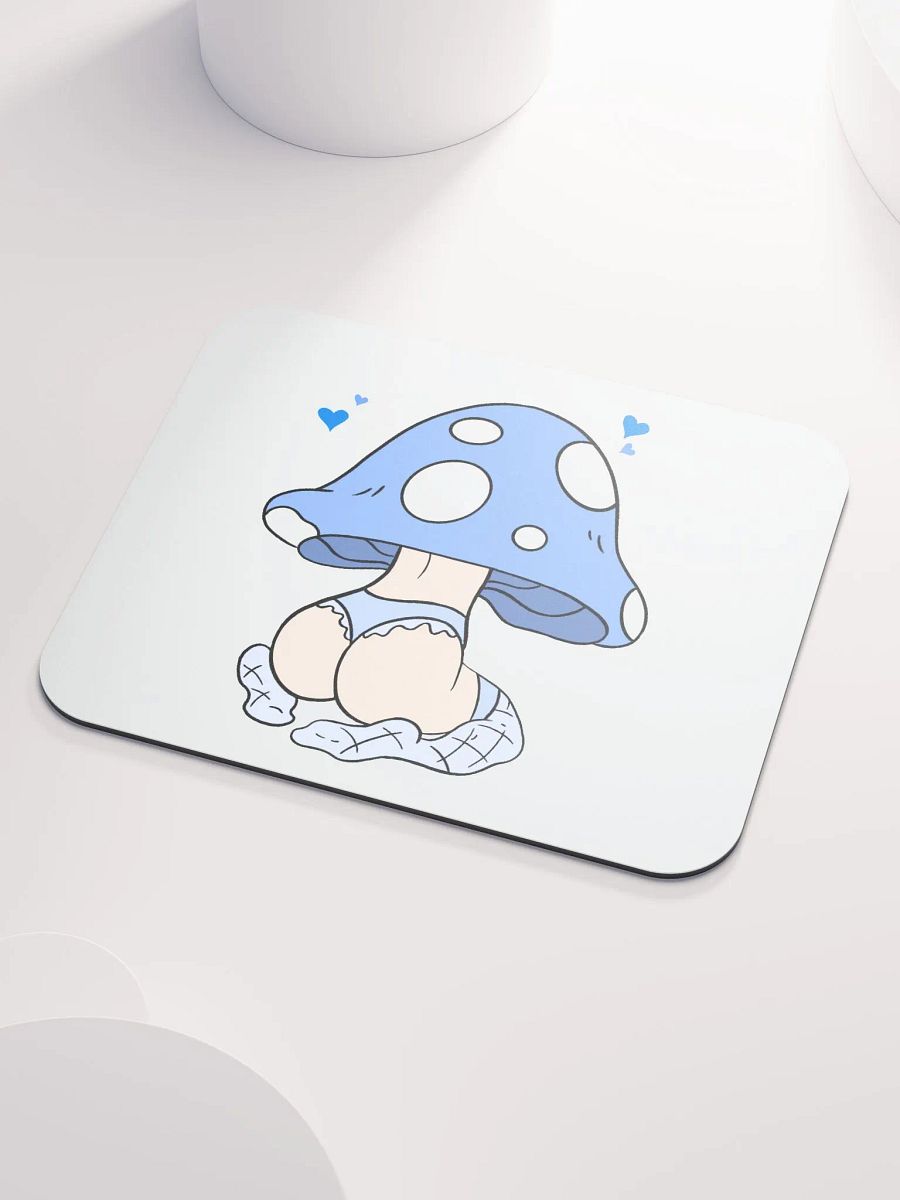 Mushroom Baddie Desk Mat - Light Blue product image (3)