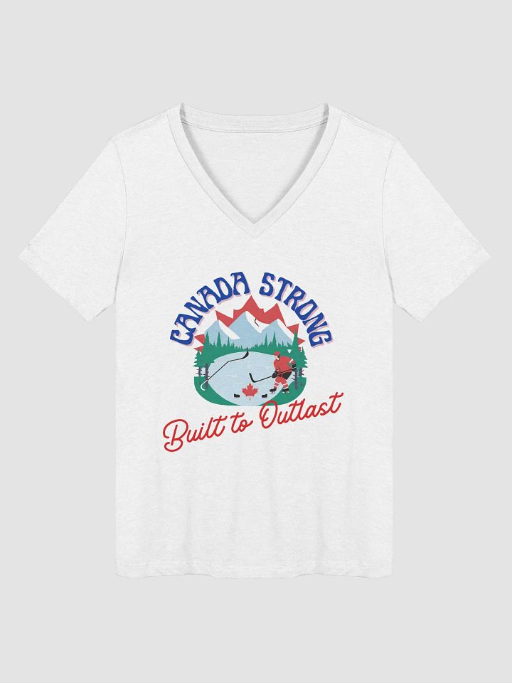 Canada Strong Hockey V-Neck Tee product image (5)