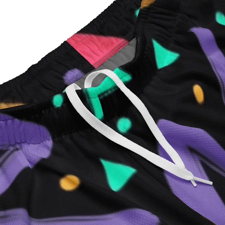 Retro Geometry All-Over Print Shorts product image (2)