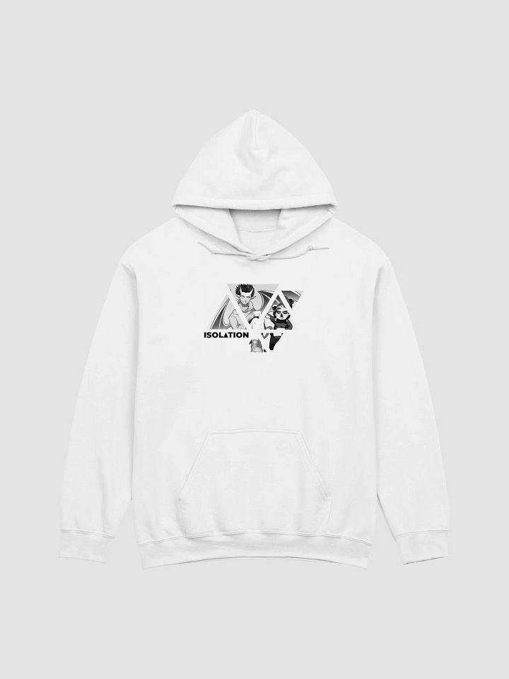 ISOL▲TION — S&J DUO — CLASSIC HOODIE — B&W product image (2)
