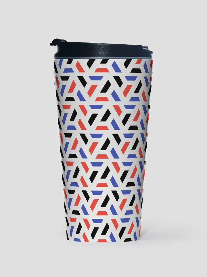 Geometric Fusion Stainless Steel Travel Mug product image (1)