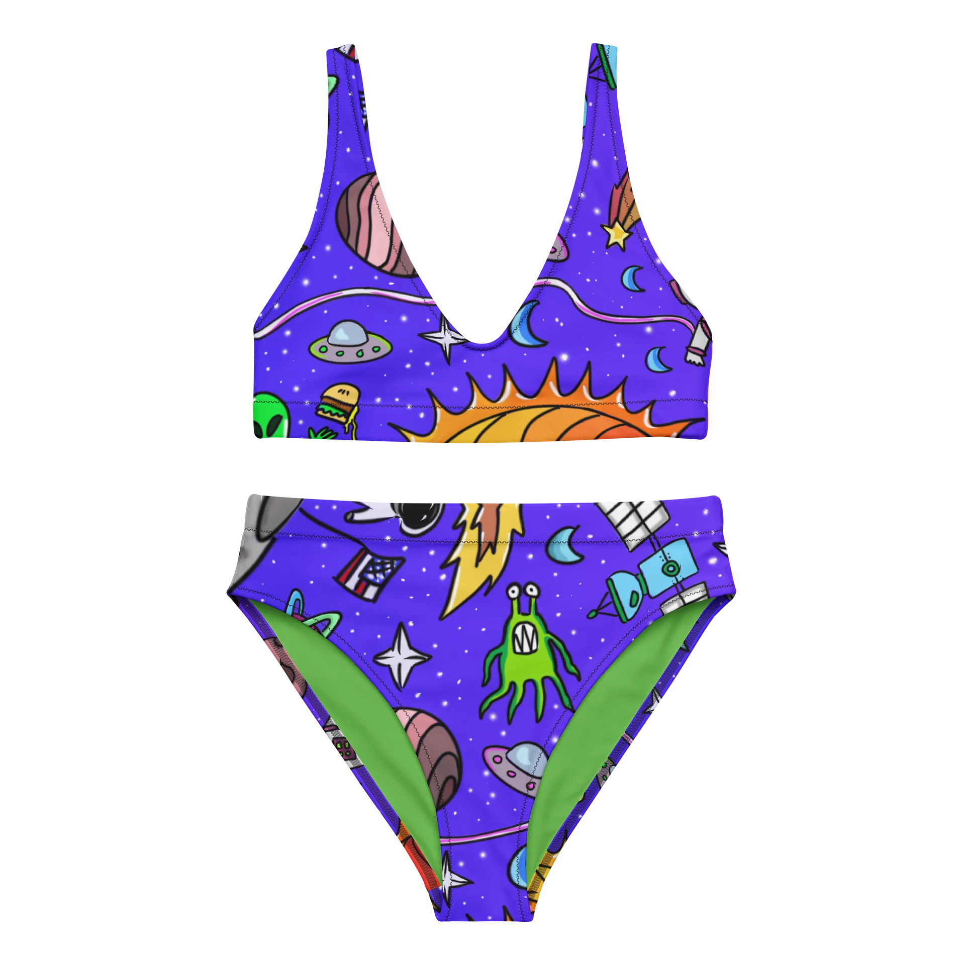 Outer Space Bikini (High Waist) product image (1)