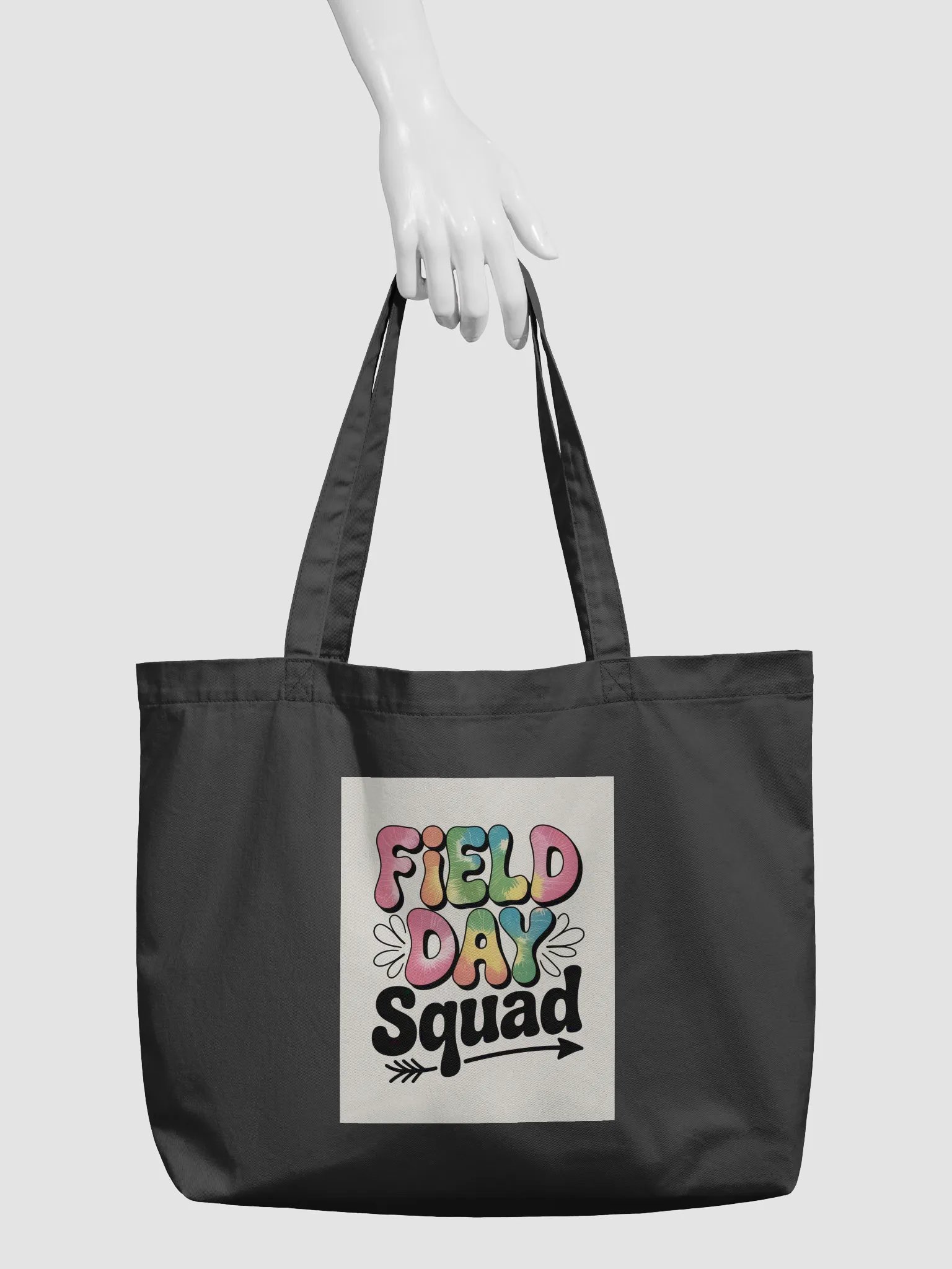 Field Day Squad Eco Tote – Black product image (5)