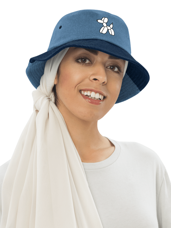 Dog Balloon Denim Bucket Hat product image (5)