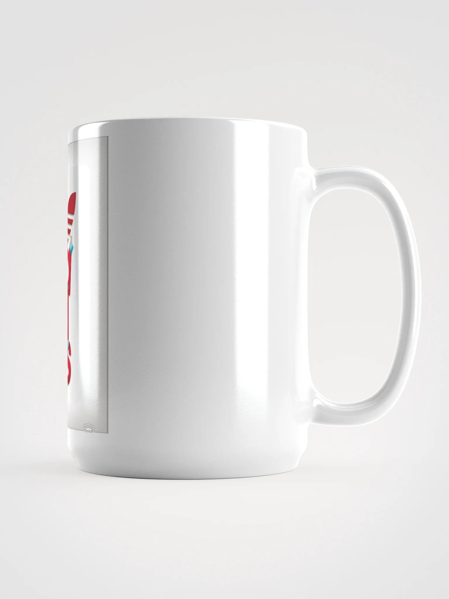 Peeling Effect adidas Logo White Glossy Mug product image (1)