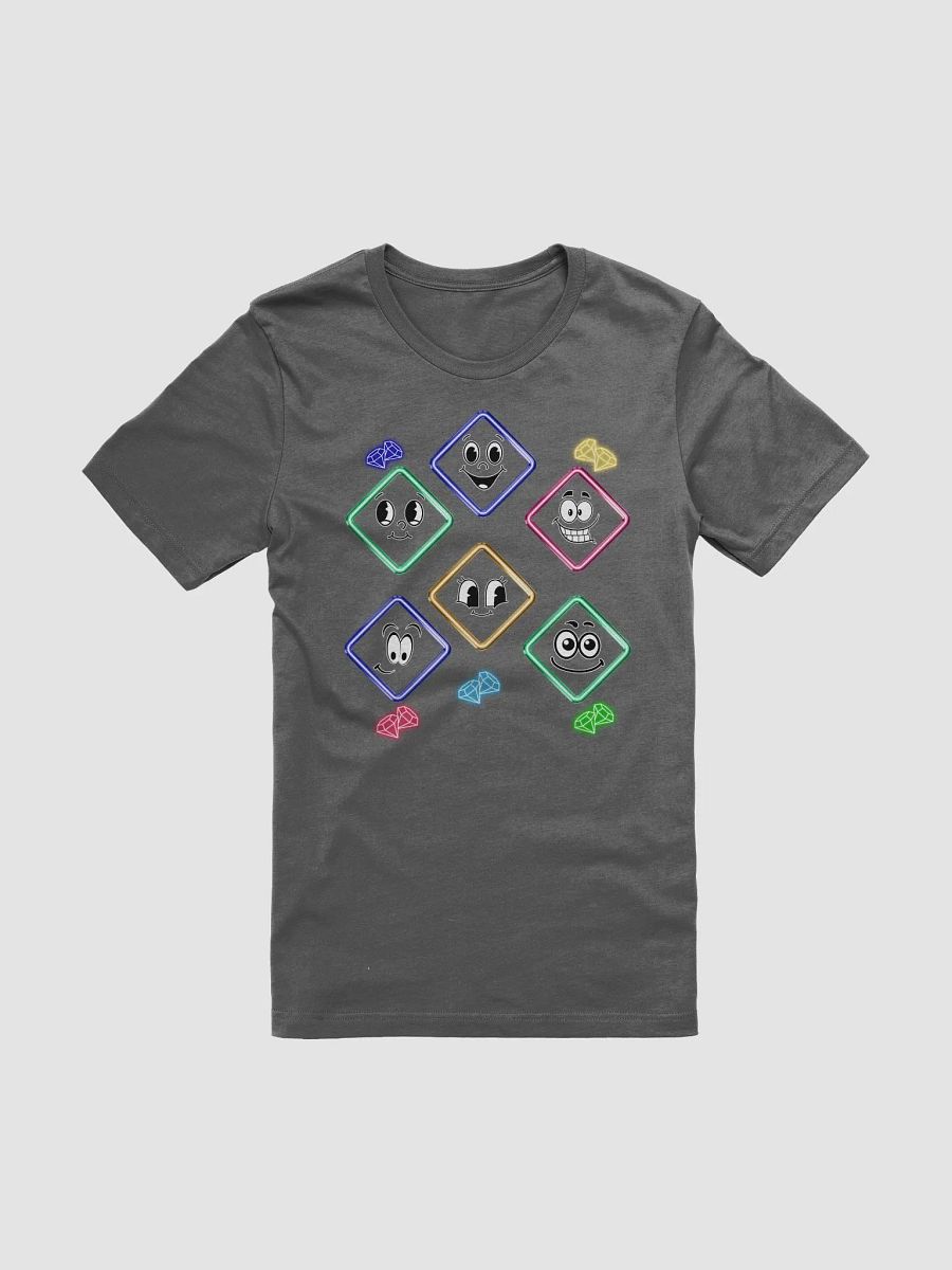 Happy Diamond Faces - Colorful Artistic T-shirt product image (37)