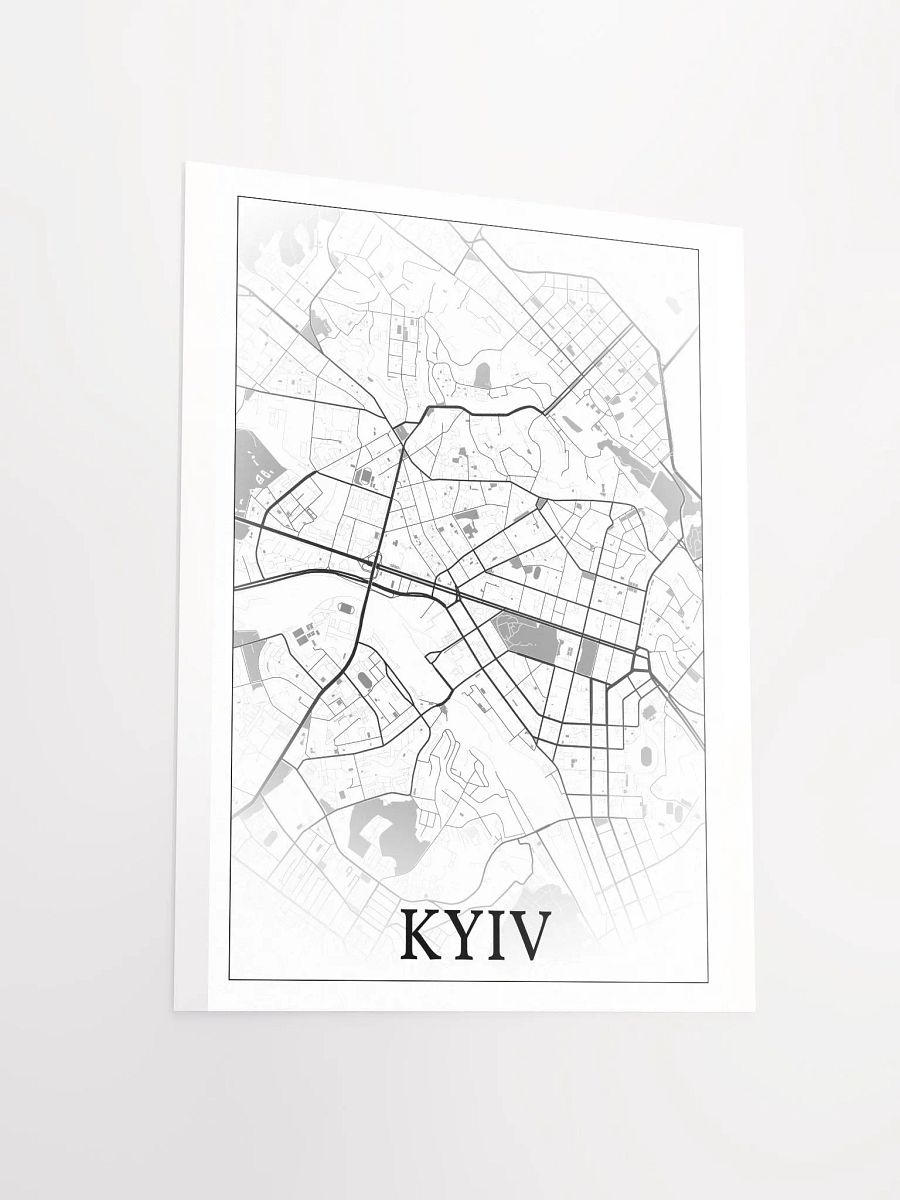 Kyiv, Ukraine, city map print product image (13)