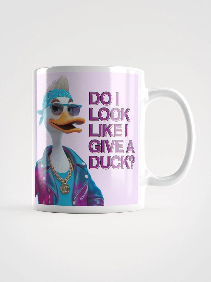 Duck Attitude #Statement Glossy Glossy Mug - White product image (1)