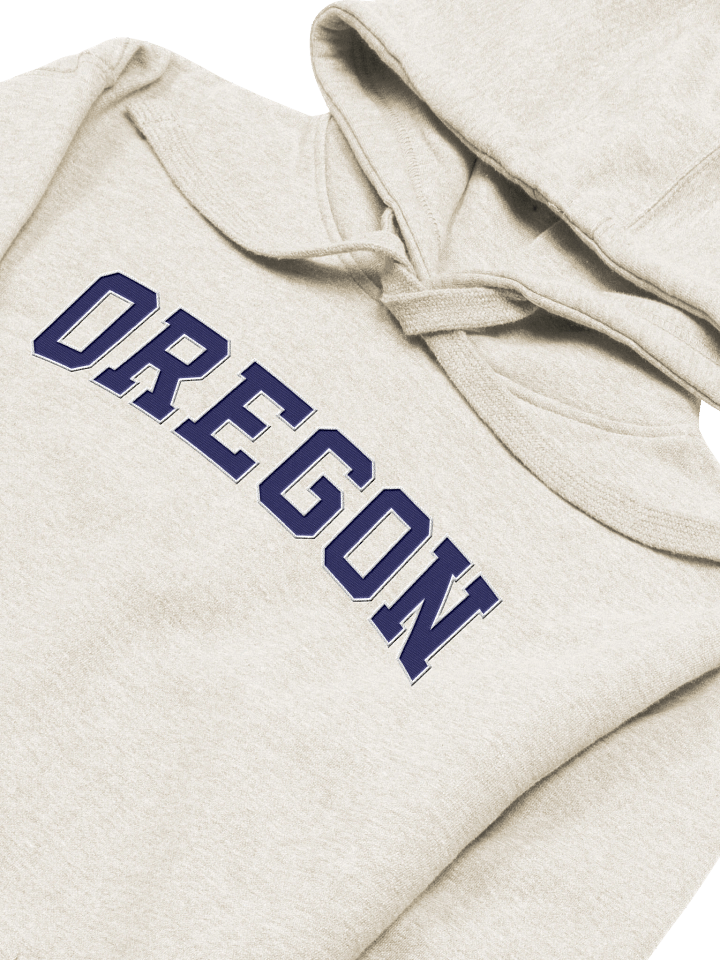 Oregon Vintage Stylish Embroidery Unisex Premium Hoodie product image (2)