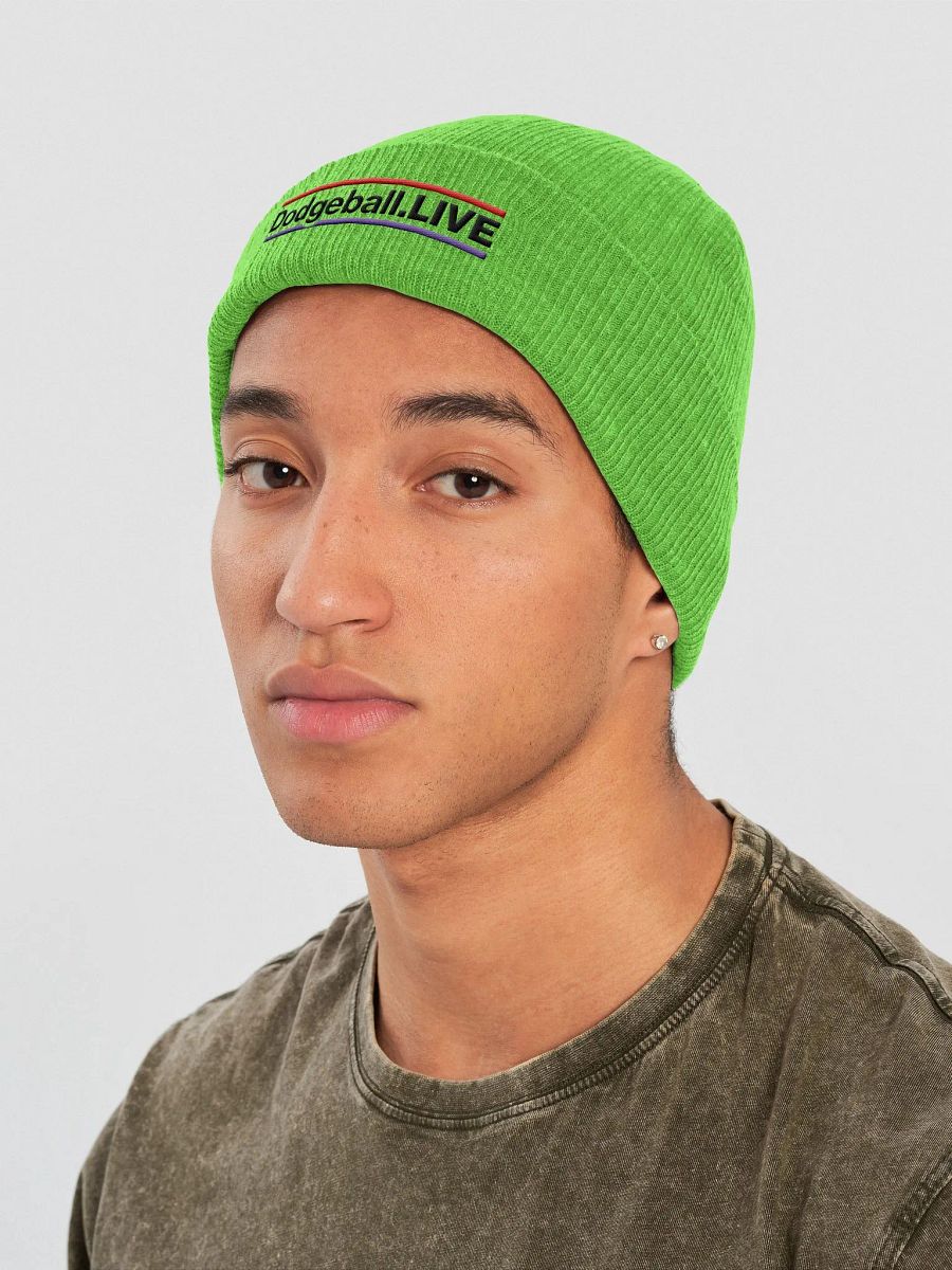 Dodgeball.LIVE HZ Knitted Beanie (Dark) product image (4)