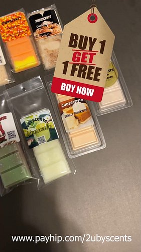 WWW.PAYHIP.COM/2UBYSCENTS
Buy 1 Get 1 Free