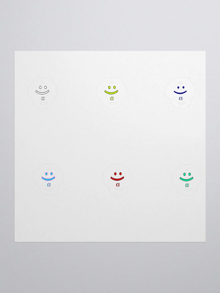 Smiley CS Stickers 6PK product image (7)