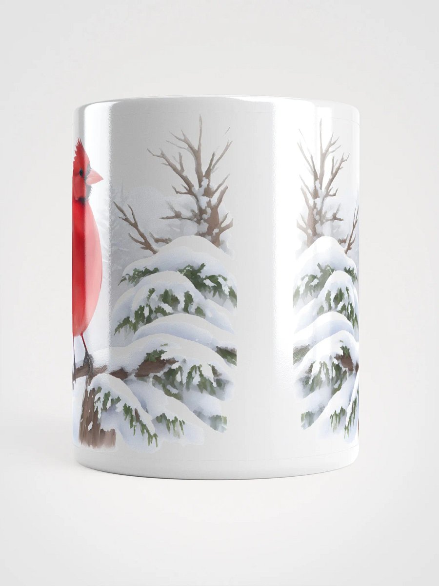 Winter Cardinals White Glossy Mug product image (10)