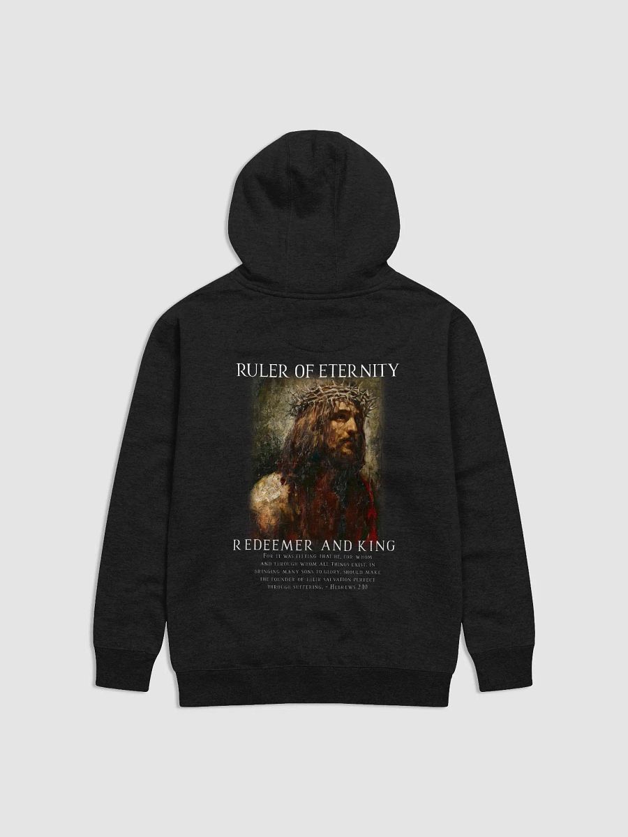RULER OF ETERNITY: A BASIC UNISEX PREMIUM HOODIE INSPIRED BY HEBREWS 2:10 product image (2)