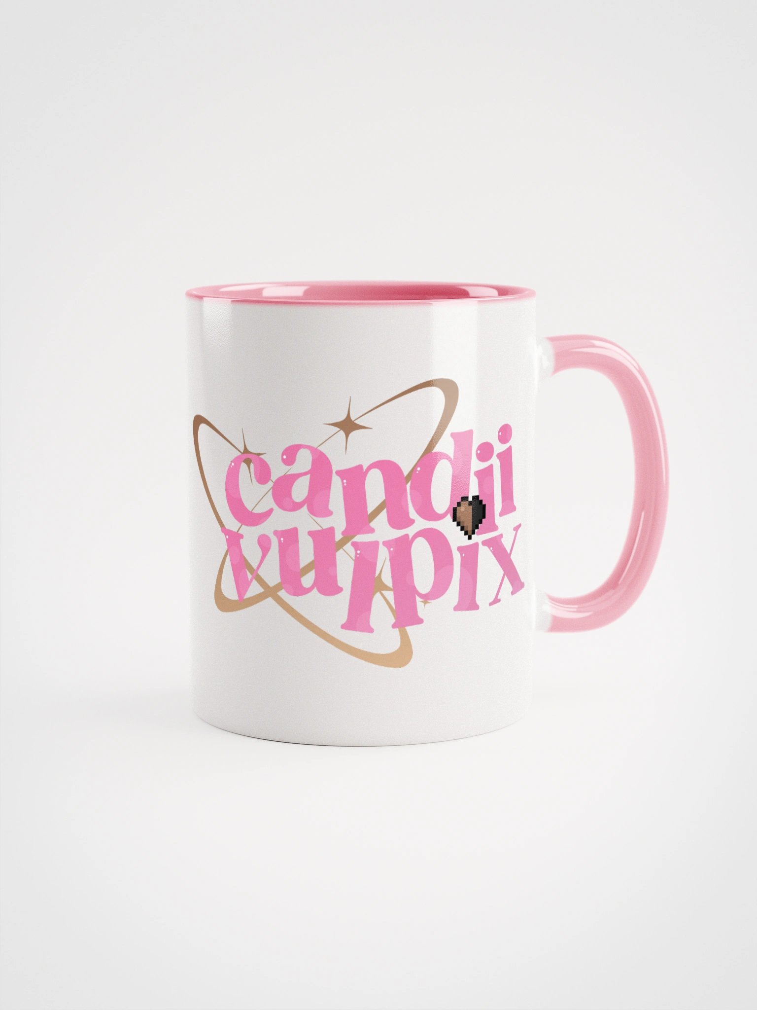 CandiiVulpix Logo Mug (Pink) product image (1)