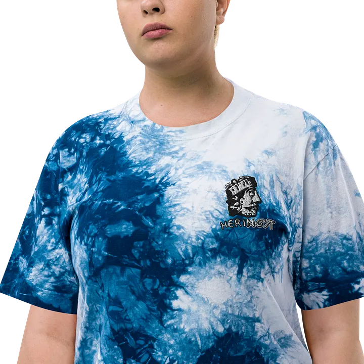 EMBROIDERED HERINGA LOGO SHAKA WEAR OVERSIZED TIE-DYE T-SHIRT product image (1)
