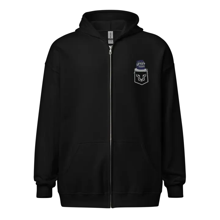 Embroidered pocket homie hoodie product image (1)